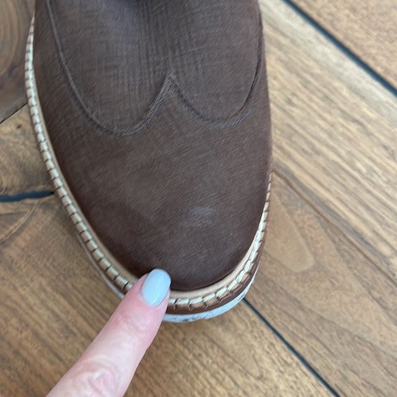 Mens size 11.5 Bruno Magli brown nubock lace up oxfords - Picture 9 of 16